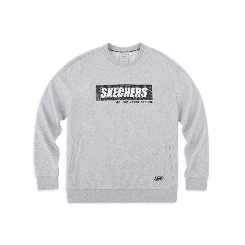 Skechers斯凯奇 套头卫衣男 SMAMS19B034