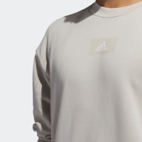 adidas阿迪达斯男装冬季新款宽松运动卫衣套头衫HK0396 矾土棕
