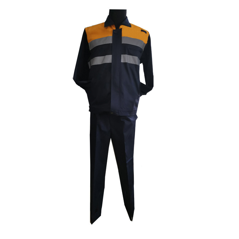 兰光铭秋季全棉对比服LGM1016套高清大图