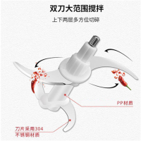 九阳（Joyoung）绞肉机家用电动多功能料理机搅拌婴儿辅食机切菜绞馅不锈钢碎肉S2-A808【邓伦推荐】