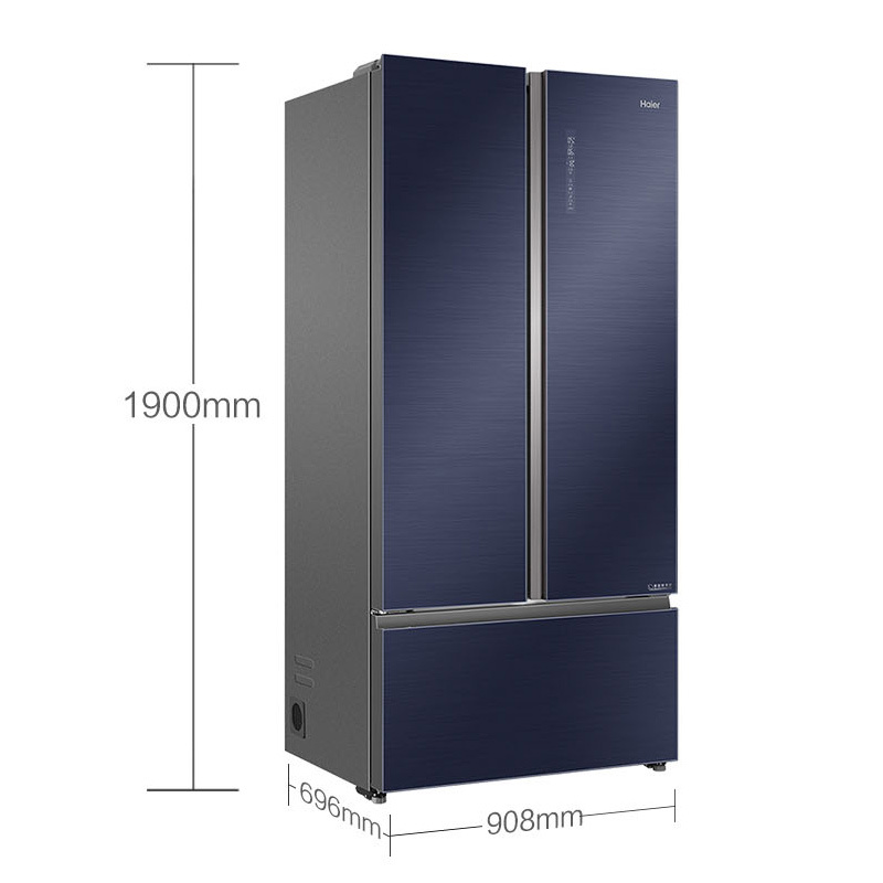 海尔(Haier)570升 对开门冰箱 全空间保鲜 母婴空间 双重杀菌 家用电冰箱 BCD-570WLHSS17B2U1