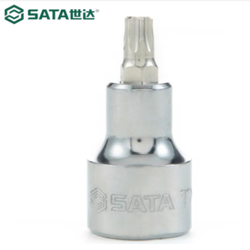 世达(SATA) 12.5MM系列50MM长花形旋具套筒T55 24108