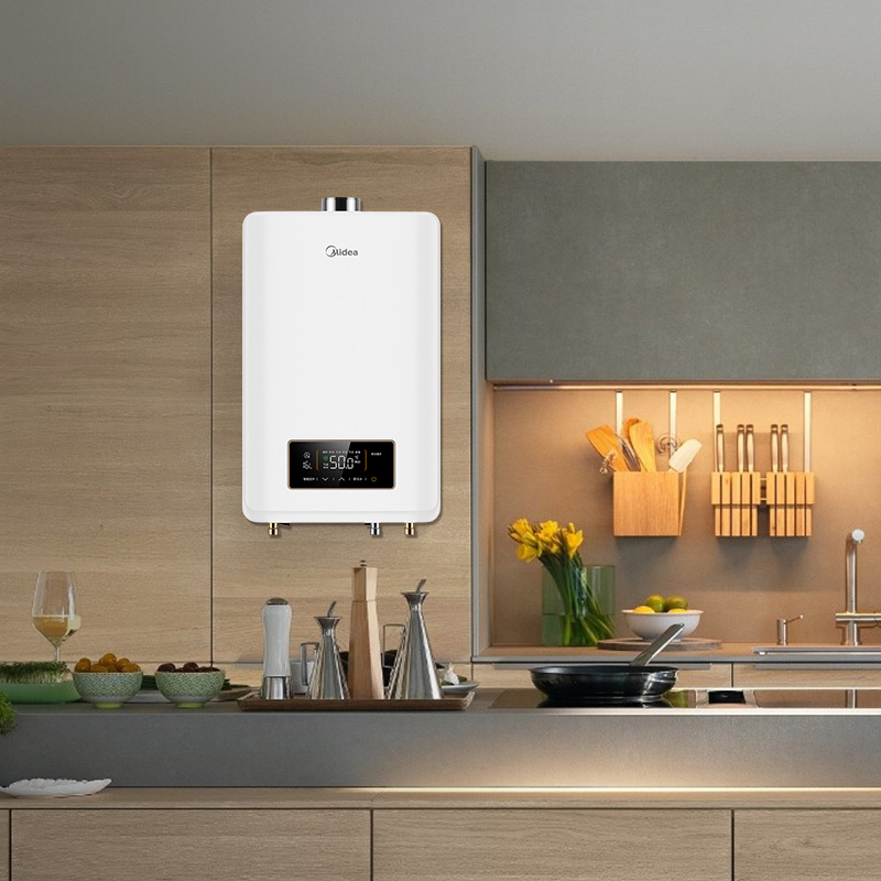 美的/Midea16升燃气热水器天然气 小体积增压零冷水JSQ30-16HP7