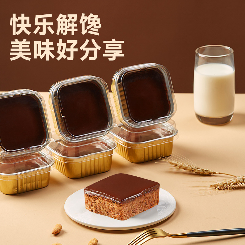 [10盒] 囤货 熔岩巧克力慕斯蛋糕爆浆下午茶零食网红糕点休闲甜品整箱办公室休闲零食高清大图