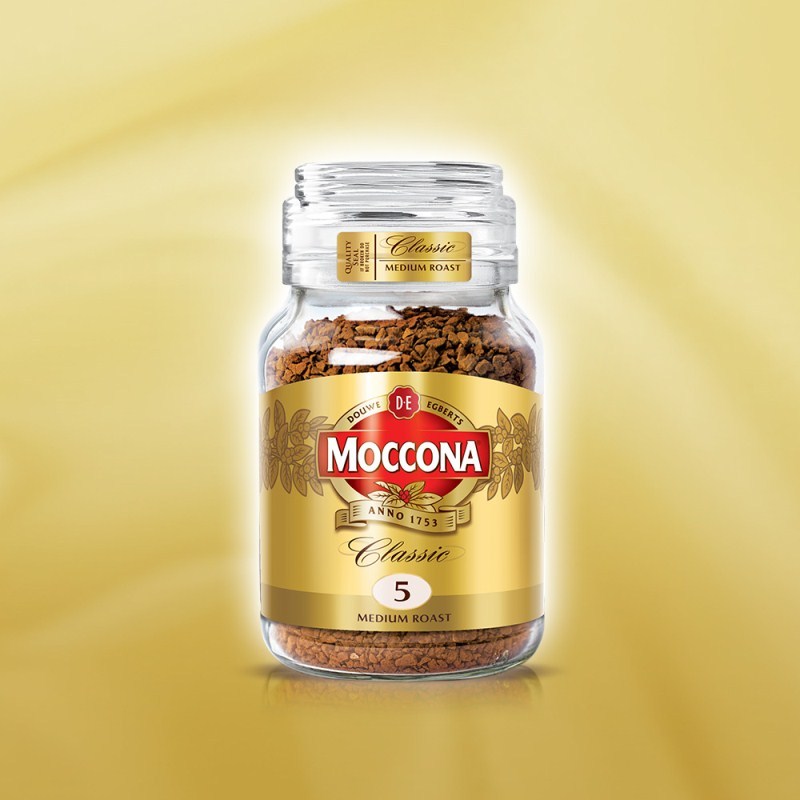 荷兰进口 MOCCONA 摩可纳经典中度烘焙冻干速溶咖啡100g瓶装