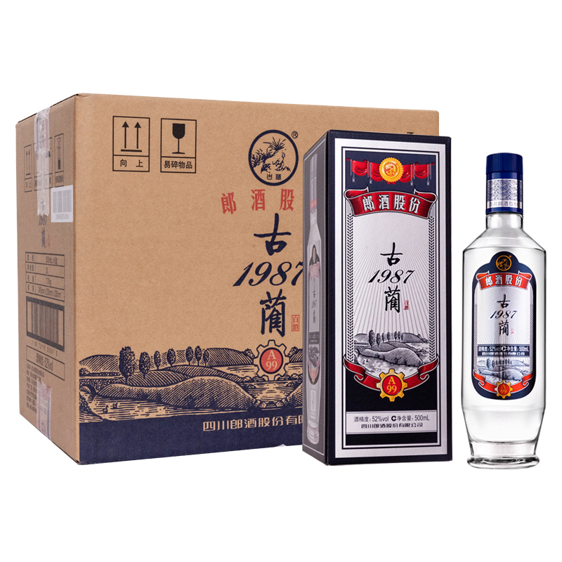郎酒 古蔺1987(A99)52度 500mL*6瓶整箱白酒