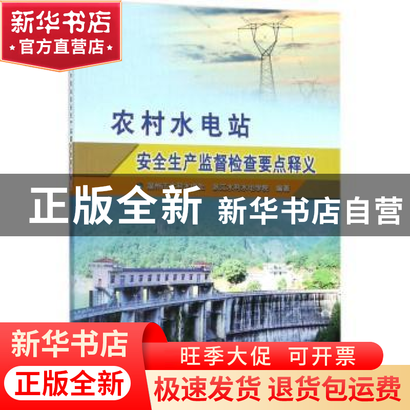 正版 农村水电站安全生产监督检查要点释义 温州市水利水电处,浙高清大图