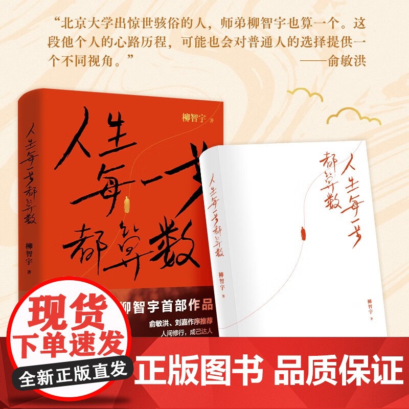 人生每一步都算数 柳智宇著 俞敏洪作序 书中有专门展现数学的学习方法 对于想学数学的读者有启发价值 人生传记高清大图