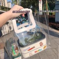 可爱玉桂狗购物袋ins日系三丽鸥买菜袋卡通可折叠环保袋超市袋潮 透明购物袋 单个装[关注店铺小礼物]