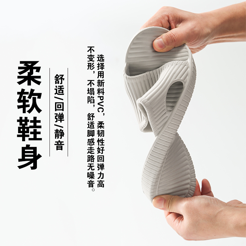 [规格:5双装 颜色随机 尺码留言备注]时尚拖鞋 软胶鞋 室内鞋 浴室鞋 家居拖鞋足部防护鞋夏凉