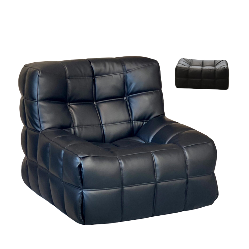 懒 人 沙发接待沙发 接待沙发形休 闲沙发单人 位沙发高清大图