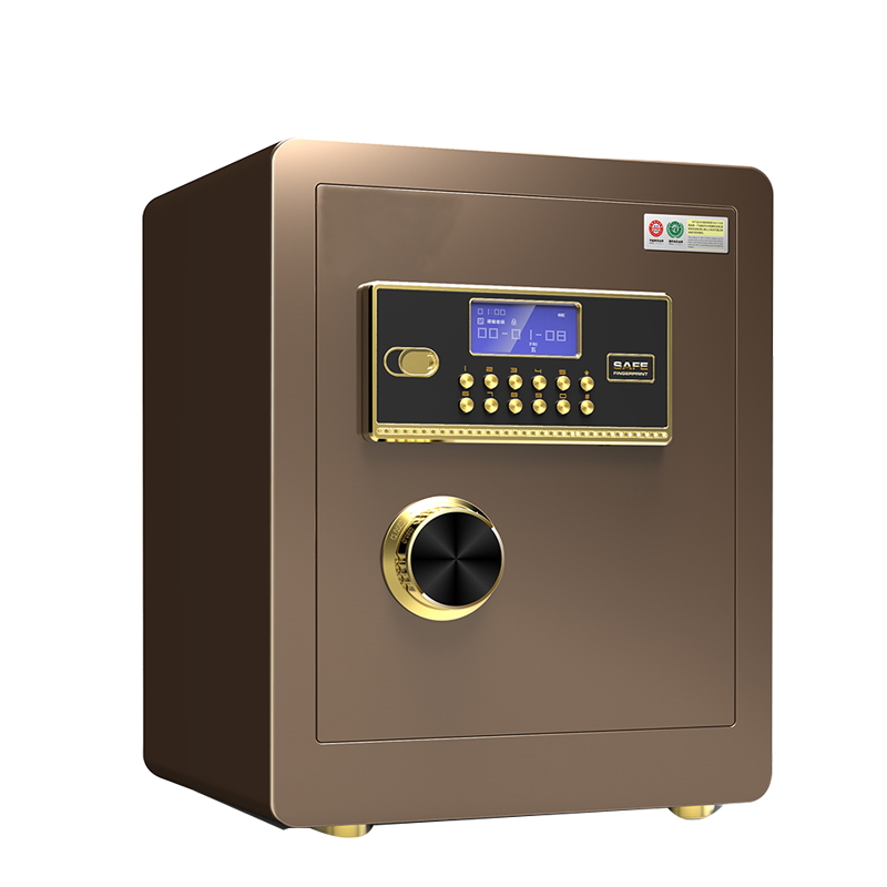 三金鑫 保险柜家用小型45cm办公指纹密码全钢防盗保险箱入墙迷你隐形保管箱夹万箱入墙衣柜床头 送货上楼