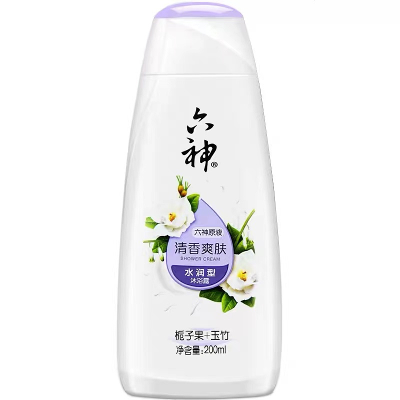 六神清香爽肤沐浴露200ml75372