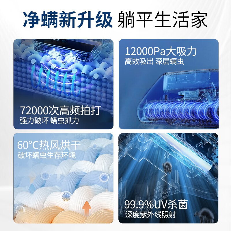 摩飞电器除螨吸尘器家用大吸力 MR3101高清大图