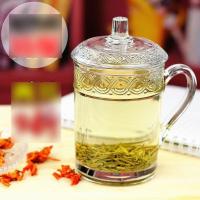 加厚 耐热玻璃杯带把茶杯水杯带盖泡茶杯礼品杯家用盖杯多色多款生活日用家庭清洁生活日用家居器皿水具/水杯