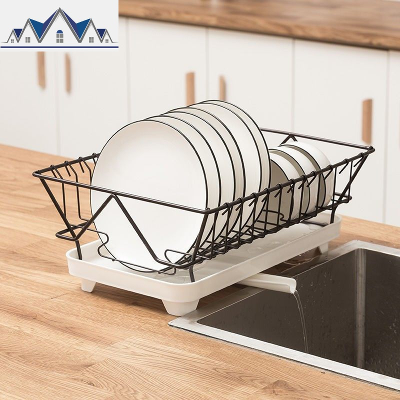 单层水架碗架沥水架放碗盘子架厨房用品置物架碗柜碗筷收纳盒三维工匠