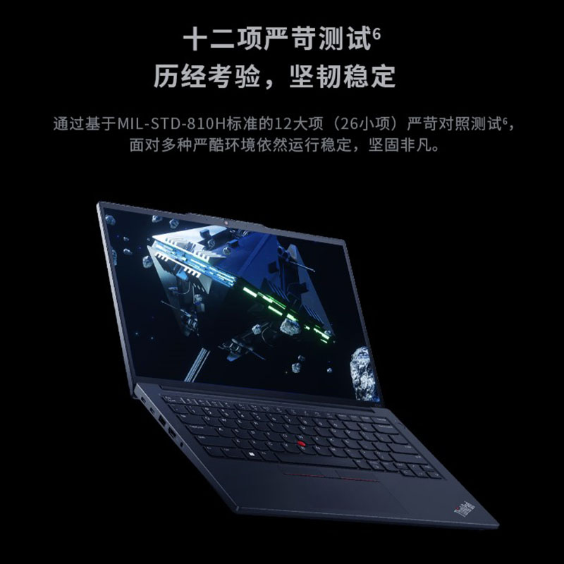联想ThinkPad E14 英特尔酷睿i5-1335U 14英寸轻薄商务办公笔记本电脑(24G 512G MX550 高清屏)高清大图