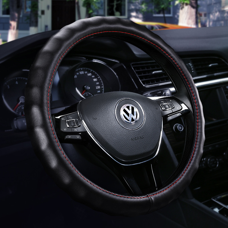 东风标致308 408 307 2008 3008标志308s301 508真皮汽车方向盘套 f0
