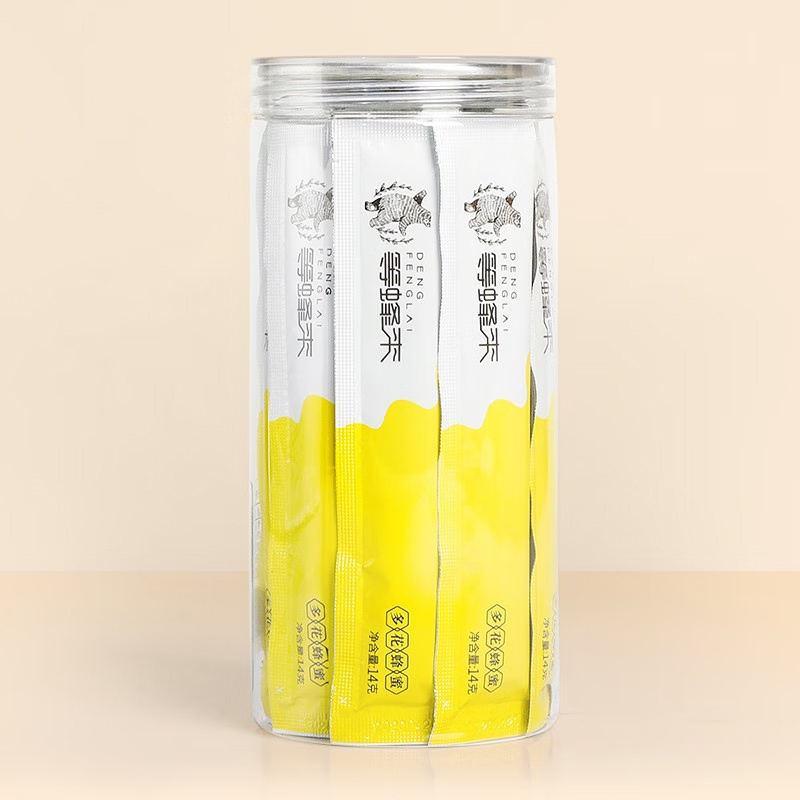 等蜂来蜂蜜独立小条装一级田园百花蜂蜜14g*24条