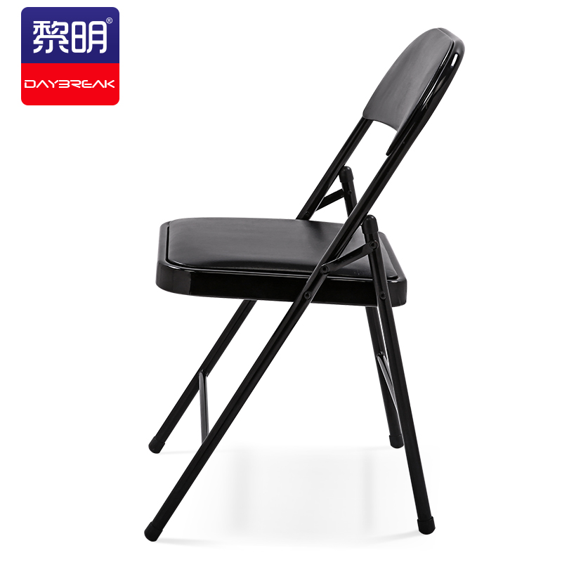 黎明 折叠椅电脑椅子办公椅人体工学会议椅背靠椅宿舍职员培训学习椅高清大图