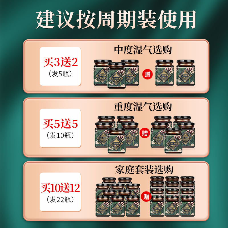 塔木金伏湿膏男舌苔白厚脾胃健赤小豆女芡实茯苓正品