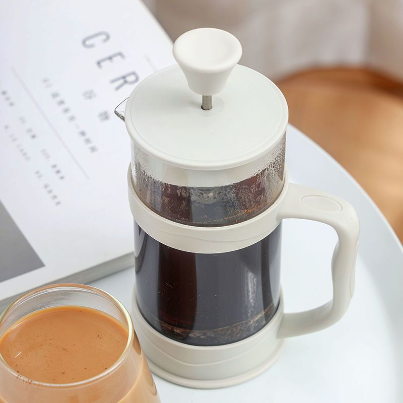小号(350ml) 日本咖啡手冲壶家用煮咖啡过滤式器具冲茶器套装咖啡过滤杯法压壶