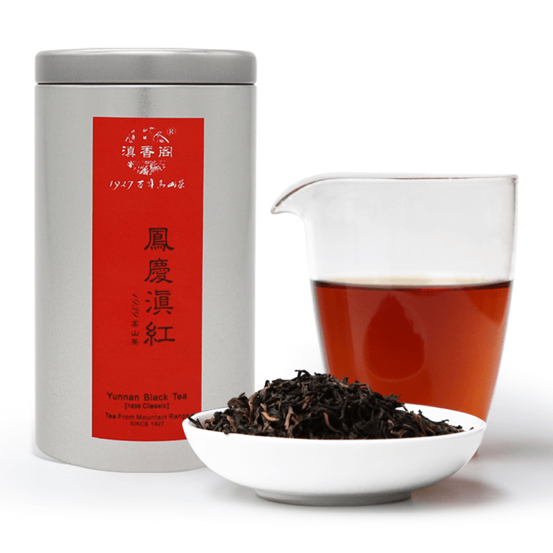 滇香阁 云南凤庆滇红茶特级90g罐装国标特级红茶春茶高山茶 DIY奶茶冷泡茶香气高滋味浓