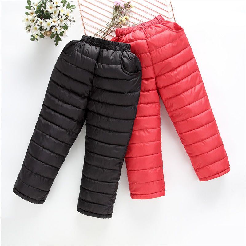 促销冰羽云汐童装儿童棉裤男女童冬棉裤外穿羽绒棉裤加厚加绒保暖裤子