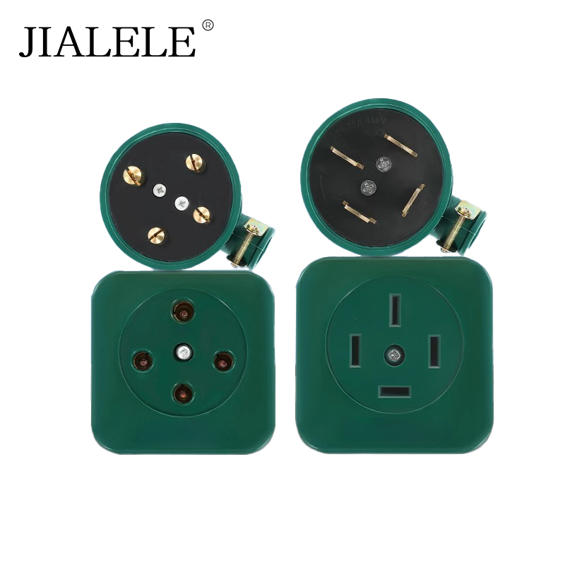 JIALELE 三相四线插头插座 通用型 套高清大图