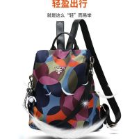 派尼美特双肩包女2019韩版潮时尚大容量旅行牛津布帆布小背包学生包