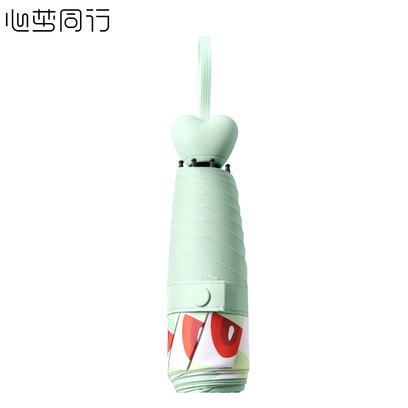 心梦同行十二骨五折伞遮阳雨伞迷你胶囊伞2060/把高清大图