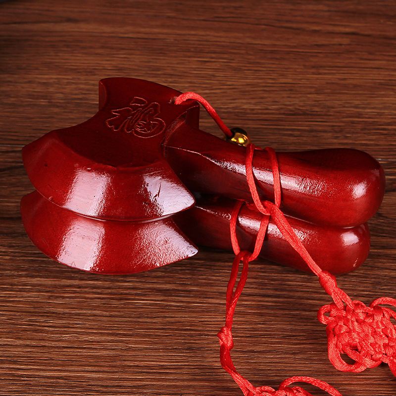 婚庆用品桃木斧头枕头下辟邪斧子结婚压床福镇宅斧头一斧压百祸桃木