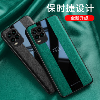 小米10至尊版手机壳秒变保时捷磁吸皮套荔枝纹小米10至尊纪念版全包防摔男女款带指环扣商务保护摄像头软皮壳