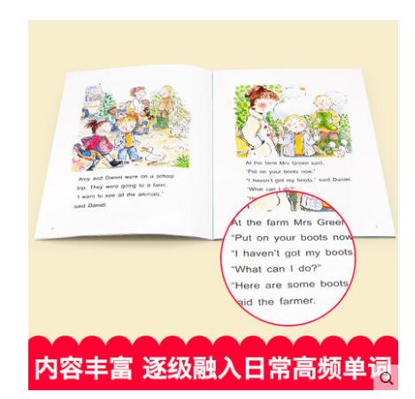 [醉染正版]培生儿童英语分级阅读Level3全套20册5张光盘40张单词卡 儿童英语学习启蒙 一二年级小学生英文绘本故事高清大图