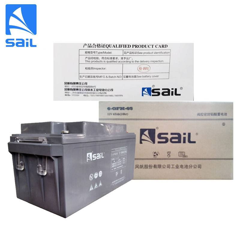 风帆(sail) 蓄电池 6-GFM-65 (只)含安装高清大图