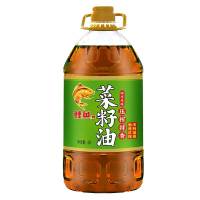 鲤鱼牌特香非转基因菜籽油5L 食用油物理压榨大桶菜油四川风味