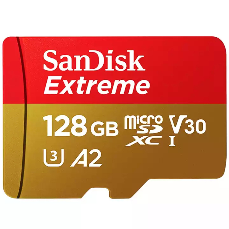 闪迪(SanDisk)TF卡128G A2高速190M 4K高清U3 手机内存卡 无人机运动相机行车记录仪存卡128G