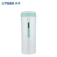 虎牌(tiger)[304不锈钢 双层真空保温杯] 商务时尚两用随手杯子 水杯 透明绿GA MMK-A45C 450ML