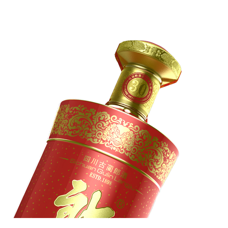 郎酒红运郎30 53度998ml单瓶 酱香型白酒 奢香藏品