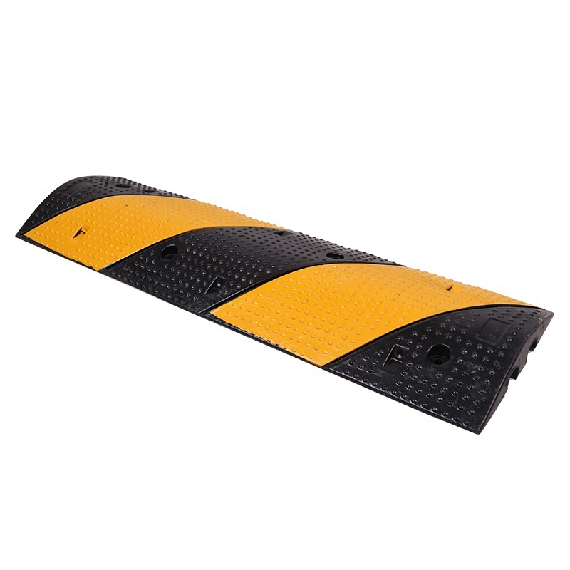 瑾如云海 减速带 防压线槽 橡胶斜纹二线槽 1000*300*60mm 个