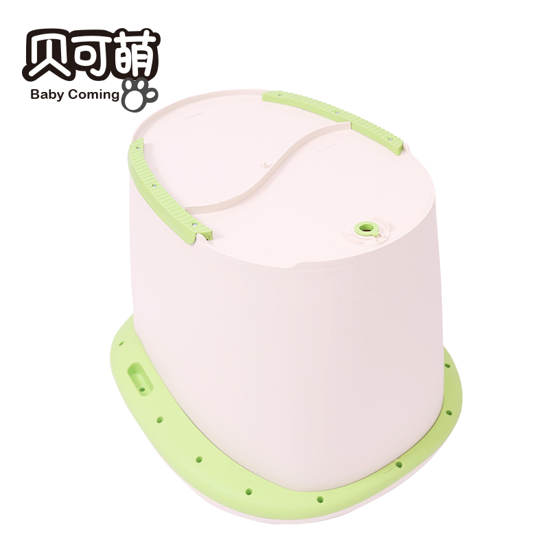 贝可萌（Baby Coming）儿童浴桶 (随机颜色) 超大款 PP材质 宝宝大号洗澡盆 洗浴桶