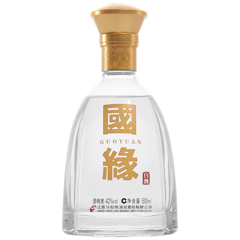 今世缘42度国缘对开 白酒500ml*6瓶整箱