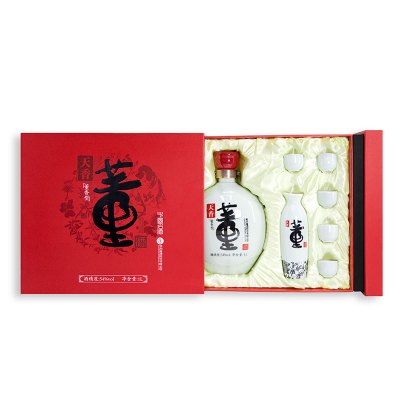 董酒天香54度1000ml礼盒装董香型白酒纯粮酿造