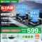 海尔(Haier)燃气灶天然气 嵌入式台嵌两用 5.2kw大火力纯蓝焰猛火 Q2BE6灶具64%高热效 [天然气]
