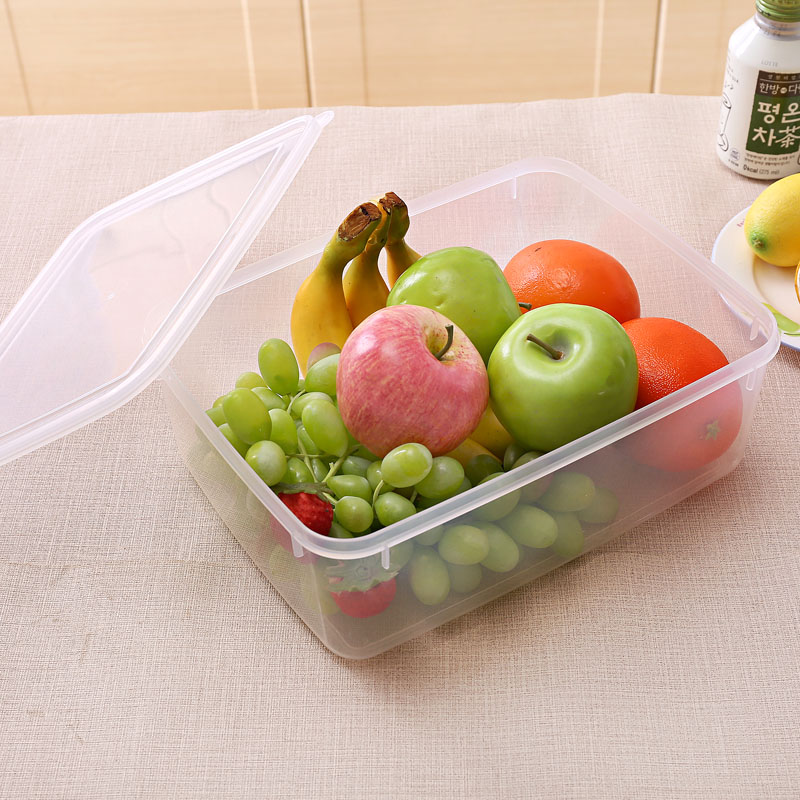 美帮汇五谷杂粮存储盒内分格保鲜盒冰箱储物盒食品密封盒透明收纳盒高清大图