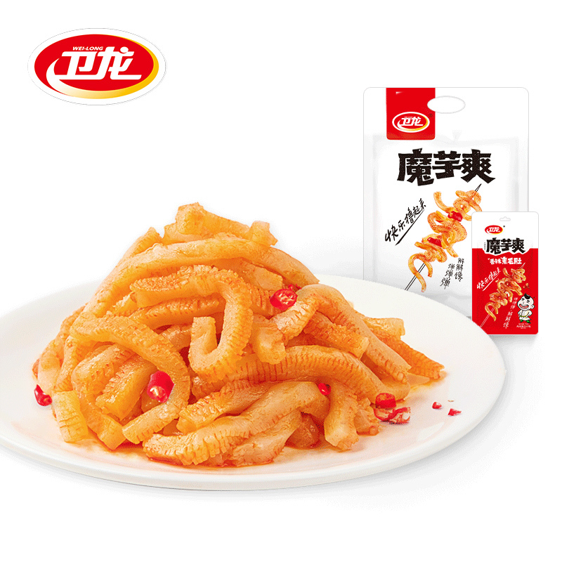 卫龙魔芋爽360g 20小包多口味酸辣味麻辣味香辣味高清大图