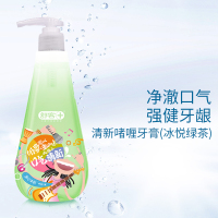 舒客遇见.清新啫喱牙膏(冰悦绿茶香型)250克