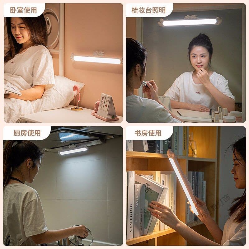 苏宁放心购 酷毙灯LED台灯儿童学习卧室小台灯宿舍充电床头灯宿舍神器学生台灯阅读灯小夜灯学习灯台风图片