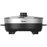 美的（Midea） MC-DY32Power301 电火锅电煮锅家用韩式多功能宿舍电热锅煎烤机电炉大容量不粘电炒锅