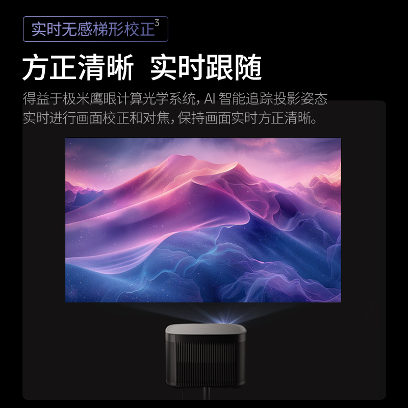 极米H6 4K 高亮定焦版 智能家用投影仪 4K超高清(1400CVIA MT9669旗舰芯片 专属2年质保)高清大图